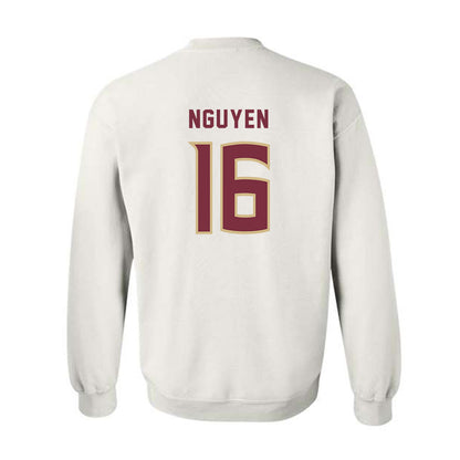 FSU - NCAA Women's Soccer : Sophia Nguyen - Replica Shersey Crewneck Sweatshirt-1