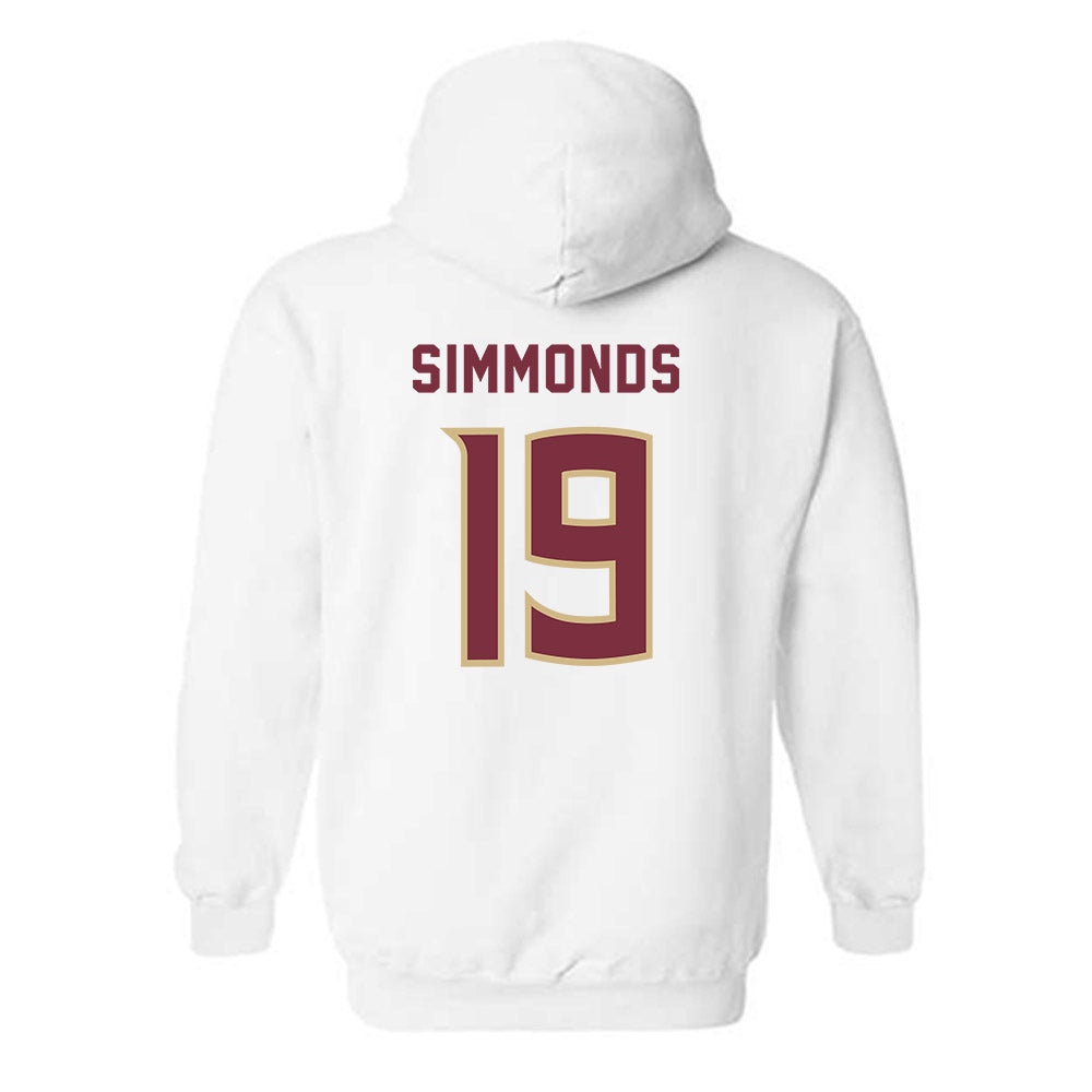 FSU - NCAA Women's Soccer : Kameron Simmonds - Replica Shersey Hooded Sweatshirt-1