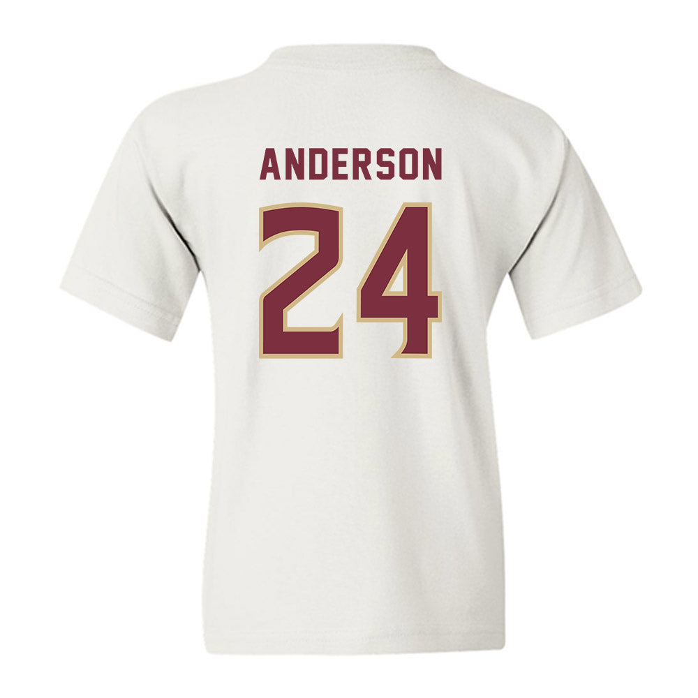 FSU - NCAA Women's Soccer : ashlyn anderson - Replica Shersey Youth T-Shirt-1