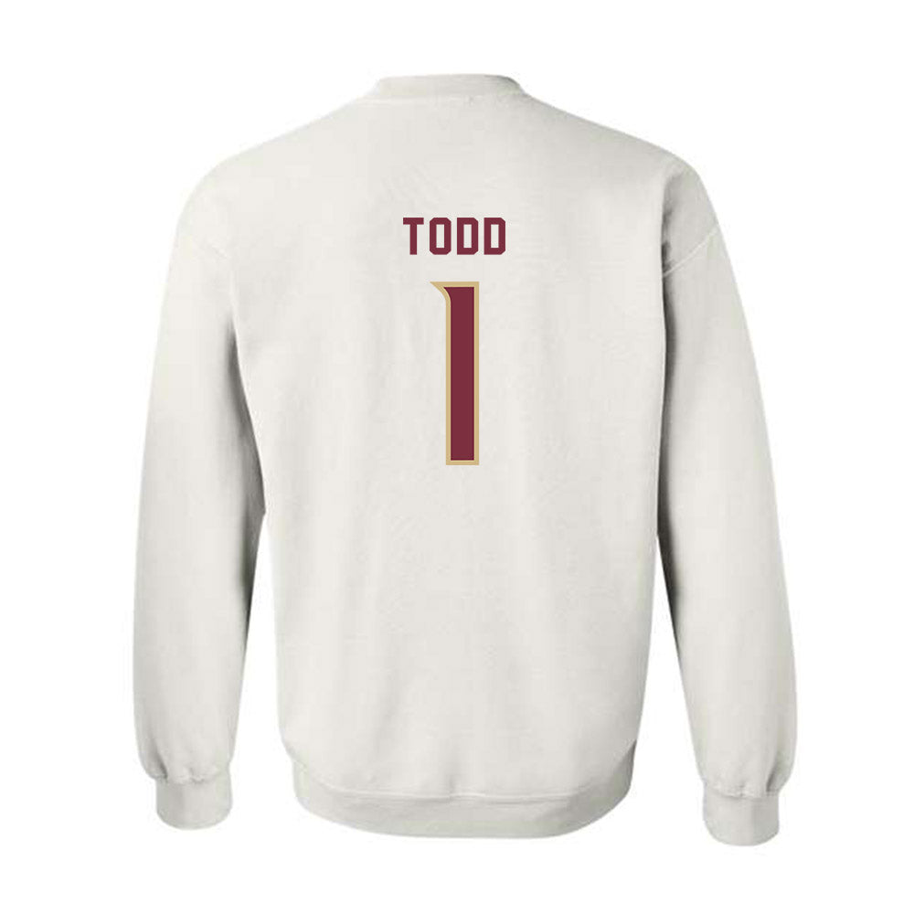 FSU - NCAA Women's Soccer : Adelyn Todd - Replica Shersey Crewneck Sweatshirt-1
