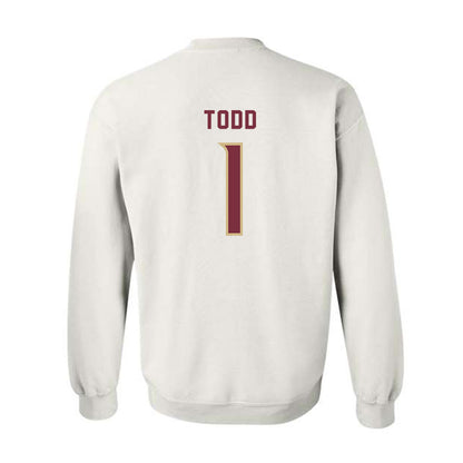 FSU - NCAA Women's Soccer : Adelyn Todd - Replica Shersey Crewneck Sweatshirt-1