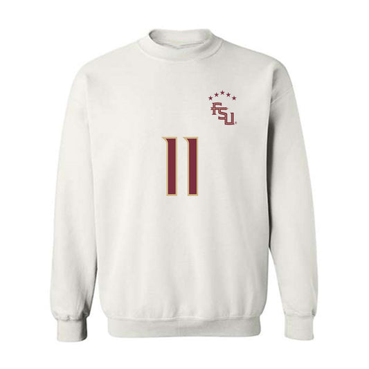 FSU - NCAA Women's Soccer : Jordynn Dudley - Replica Shersey Crewneck Sweatshirt-0