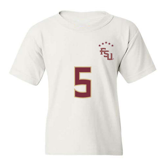 FSU - NCAA Women's Soccer : Giana Riley - Replica Shersey Youth T-Shirt-0