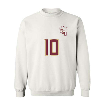 FSU - NCAA Women's Soccer : Peyton Nourse - Replica Shersey Crewneck Sweatshirt-0