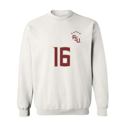 FSU - NCAA Women's Soccer : Sophia Nguyen - Replica Shersey Crewneck Sweatshirt-0