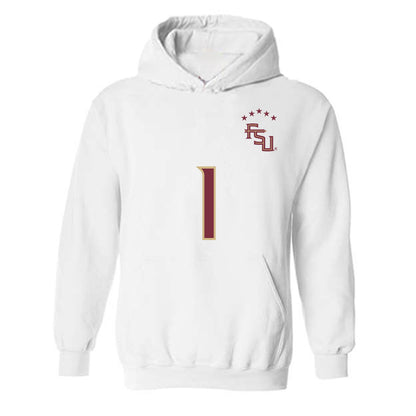 FSU - NCAA Women's Soccer : Adelyn Todd - Replica Shersey Hooded Sweatshirt-0