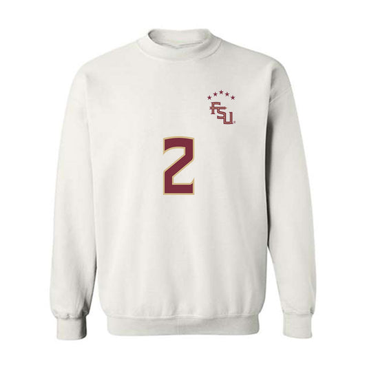 FSU - NCAA Women's Soccer : Ryana Dill - Replica Shersey Crewneck Sweatshirt-0