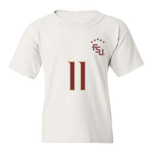 FSU - NCAA Women's Soccer : Jordynn Dudley - Replica Shersey Youth T-Shirt-0