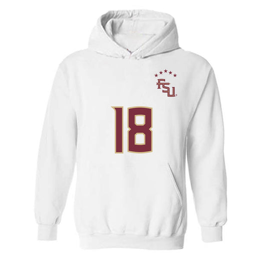 FSU - NCAA Women's Soccer : Kate Ockene - Replica Shersey Hooded Sweatshirt-0