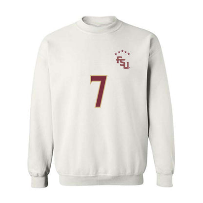 FSU - NCAA Women's Soccer : Nyanya Touray - Replica Shersey Crewneck Sweatshirt-0