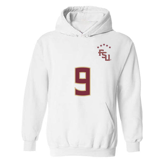 FSU - NCAA Women's Soccer : Tanner Strickland - Replica Shersey Hooded Sweatshirt-0
