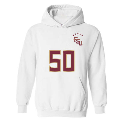 FSU - NCAA Women's Soccer : Omotara Junaid - Replica Shersey Hooded Sweatshirt-0