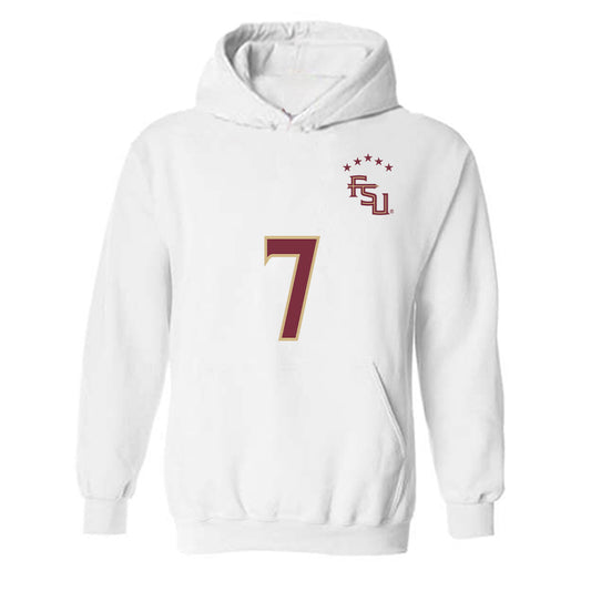 FSU - NCAA Women's Soccer : Nyanya Touray - Replica Shersey Hooded Sweatshirt-0
