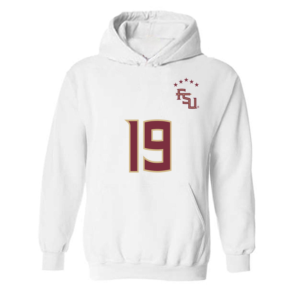 FSU - NCAA Women's Soccer : Kameron Simmonds - Replica Shersey Hooded Sweatshirt-0