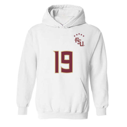 FSU - NCAA Women's Soccer : Kameron Simmonds - Replica Shersey Hooded Sweatshirt-0