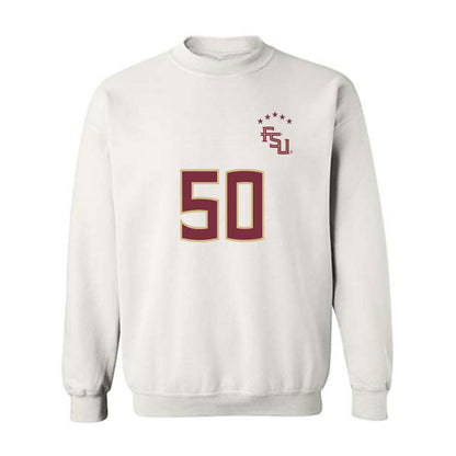 FSU - NCAA Women's Soccer : Omotara Junaid - Replica Shersey Crewneck Sweatshirt-0