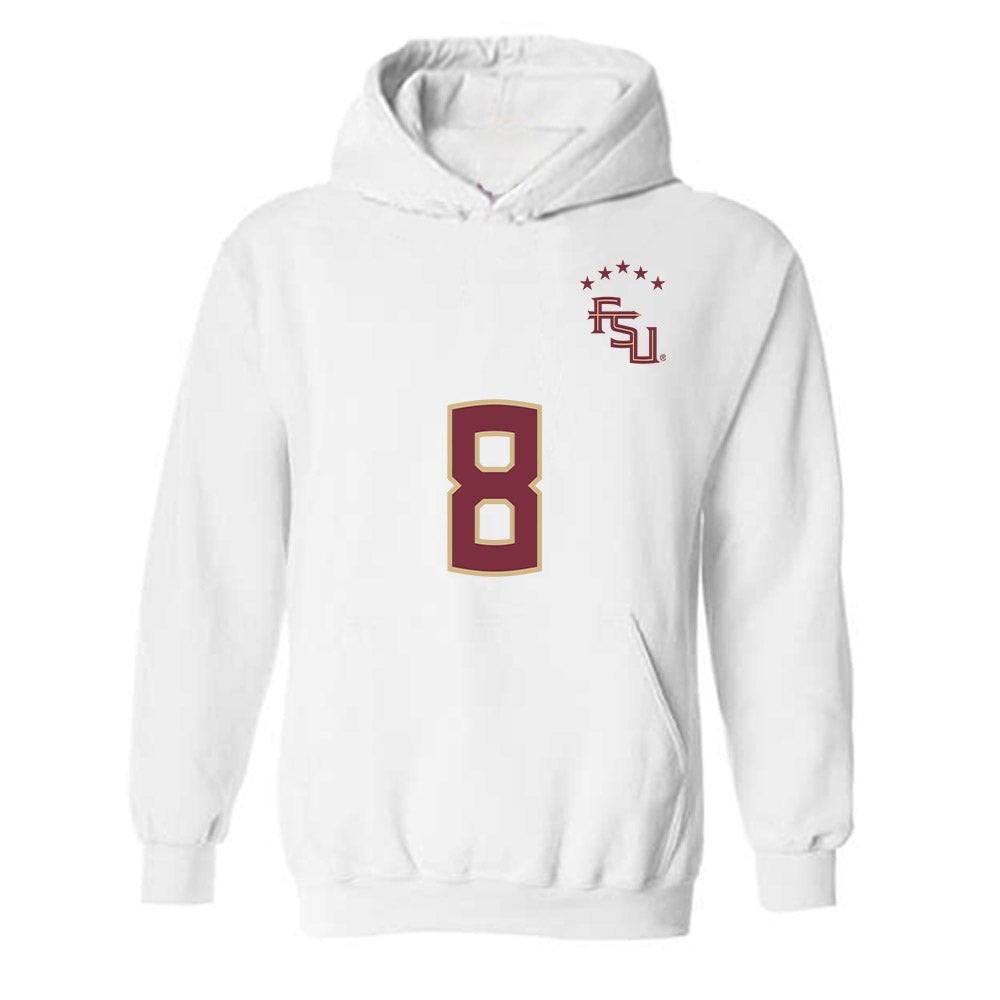 FSU - NCAA Women's Soccer : Janet Okeke - Replica Shersey Hooded Sweatshirt-0