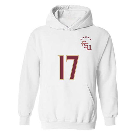 FSU - NCAA Women's Soccer : Amelia Van Zanten - Replica Shersey Hooded Sweatshirt-0