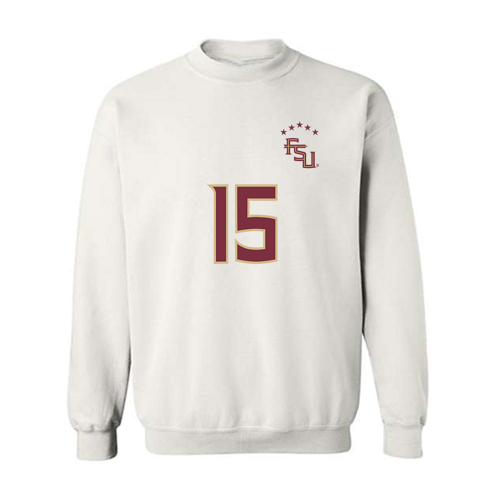 FSU - NCAA Women's Soccer : Anniyah Rodney - Replica Shersey Crewneck Sweatshirt-0