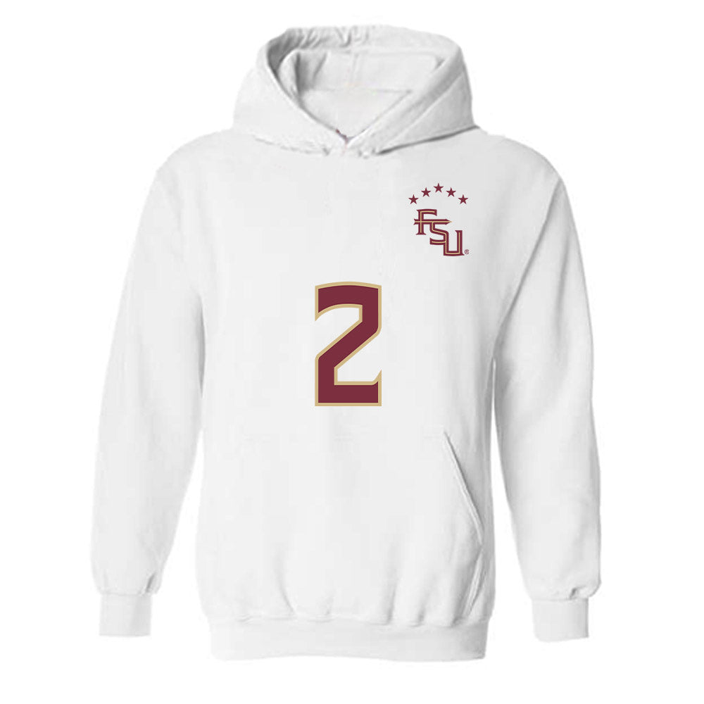 FSU - NCAA Women's Soccer : Ryana Dill - Replica Shersey Hooded Sweatshirt-0