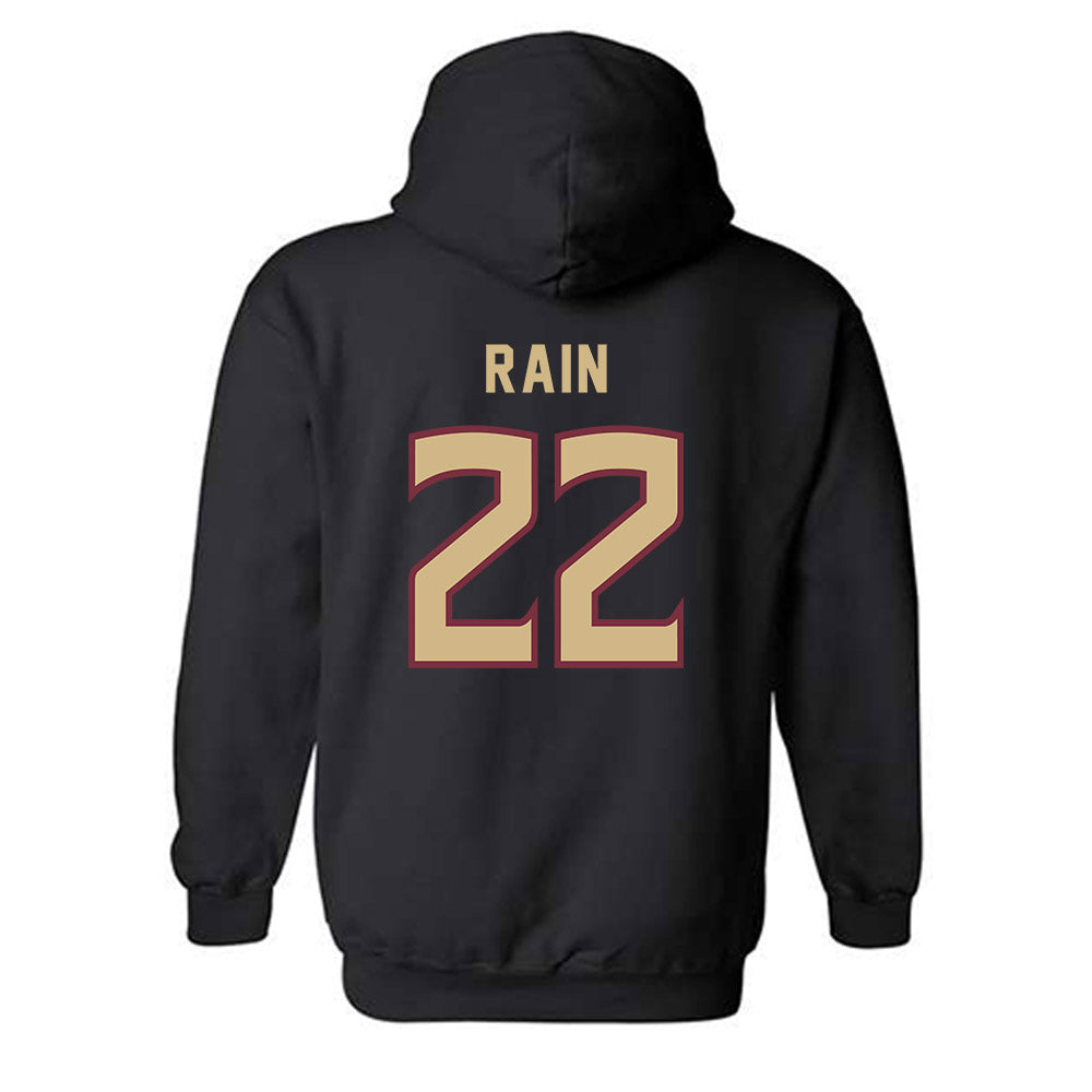 FSU - NCAA Women's Soccer : Claire Rain - Black Replica Shersey Hooded Sweatshirt