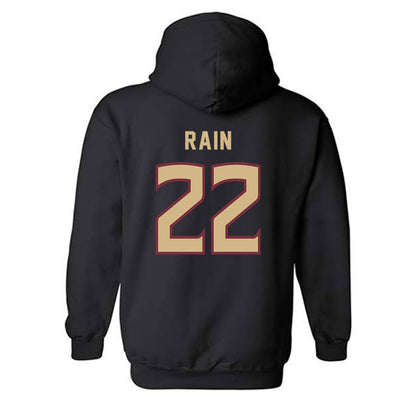 FSU - NCAA Women's Soccer : Claire Rain - Black Replica Shersey Hooded Sweatshirt
