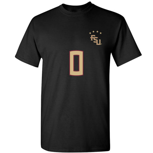 FSU - NCAA Women's Soccer : Evan O'Steen - Black Replica Shersey T-Shirt-0