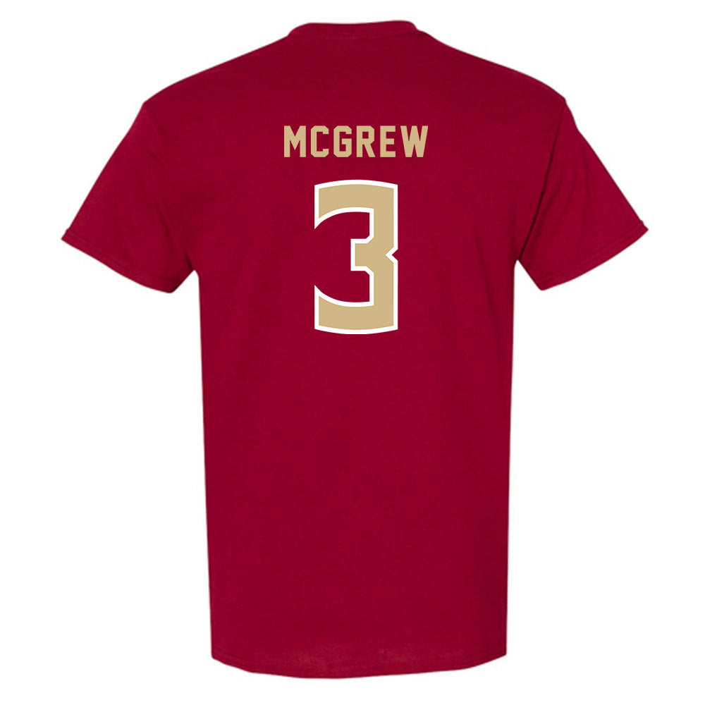 FSU - NCAA Women's Soccer : Jaida McGrew - Garnet Replica Shersey T-Shirt-1