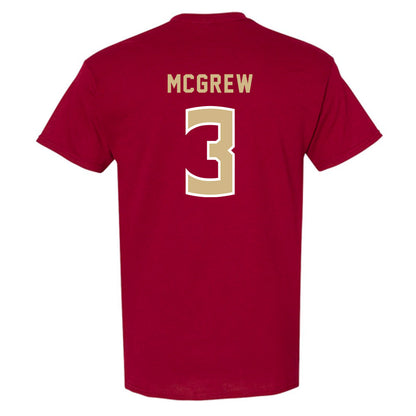 FSU - NCAA Women's Soccer : Jaida McGrew - Garnet Replica Shersey T-Shirt-1