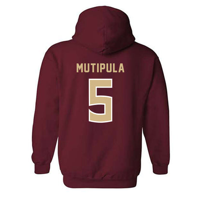 FSU - NCAA Women's Soccer : Bridget Mutipula - Garnet Replica Shersey Hooded Sweatshirt-1