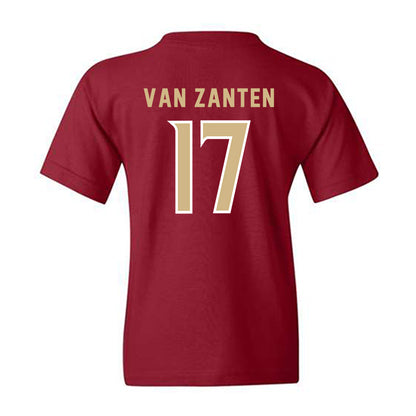 FSU - NCAA Women's Soccer : Amelia Van Zanten - Garnet Replica Shersey Youth T-Shirt-1