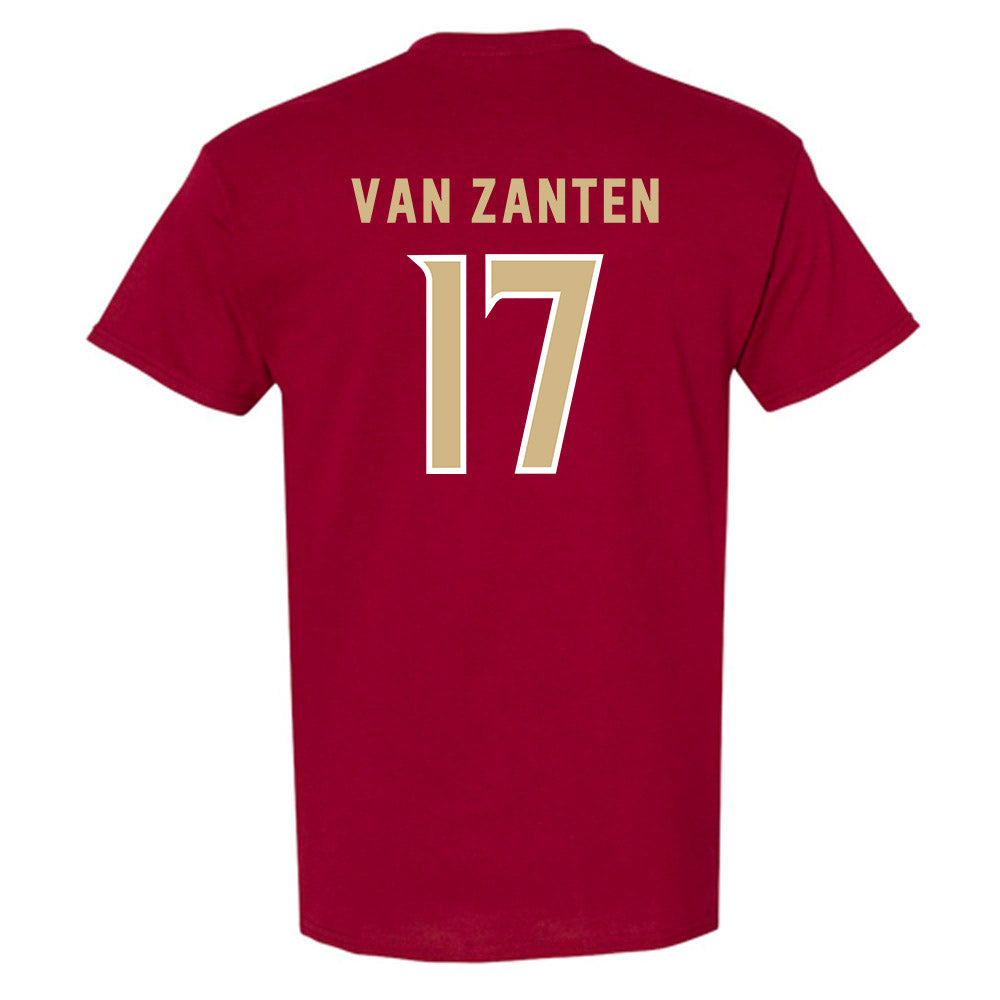 FSU - NCAA Women's Soccer : Amelia Van Zanten - Garnet Replica Shersey T-Shirt-1