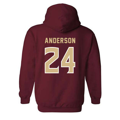 FSU - NCAA Women's Soccer : ashlyn anderson - Garnet Replica Shersey Hooded Sweatshirt-1