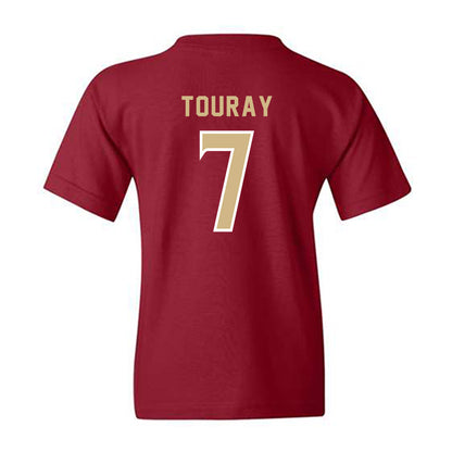 FSU - NCAA Women's Soccer : Nyanya Touray - Garnet Replica Shersey Youth T-Shirt-1
