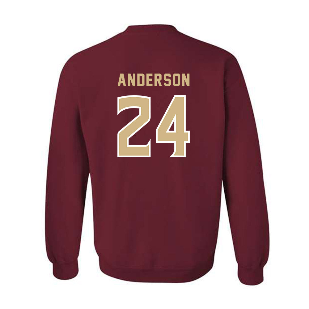 FSU - NCAA Women's Soccer : ashlyn anderson - Garnet Replica Shersey Crewneck Sweatshirt-1