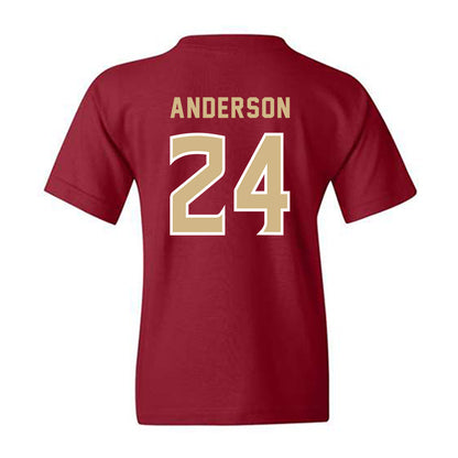 FSU - NCAA Women's Soccer : ashlyn anderson - Garnet Replica Shersey Youth T-Shirt-1