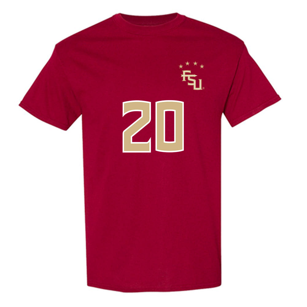 FSU - NCAA Women's Soccer : Joelle Jung - Garnet Replica Shersey T-Shirt-0