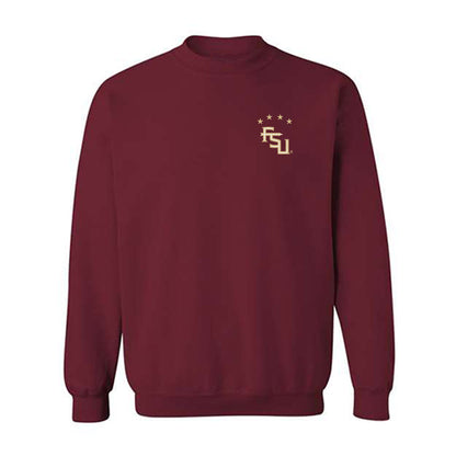 FSU - NCAA Women's Soccer : Tanner Strickland - Garnet Replica Shersey Crewneck Sweatshirt-0