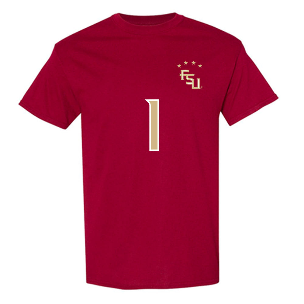 FSU - NCAA Women's Soccer : Adelyn Todd - Garnet Replica Shersey T-Shirt-0