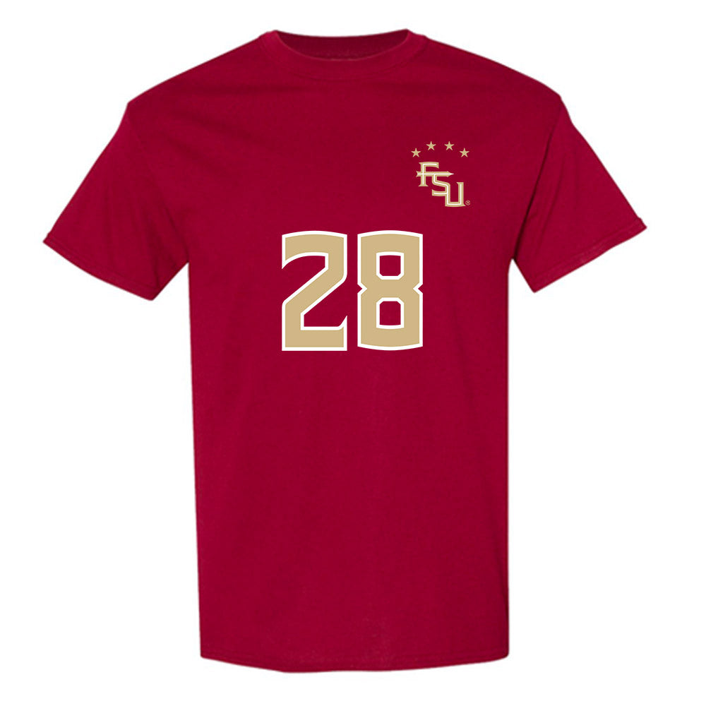FSU - NCAA Women's Soccer : Olivia Page - Garnet Replica Shersey T-Shirt-0