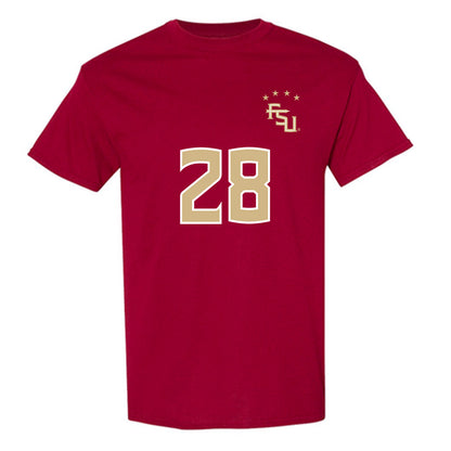 FSU - NCAA Women's Soccer : Olivia Page - Garnet Replica Shersey T-Shirt-0