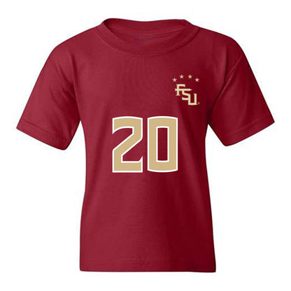 FSU - NCAA Women's Soccer : Heather Gilchrist - Garnet Replica Shersey Youth T-Shirt-0
