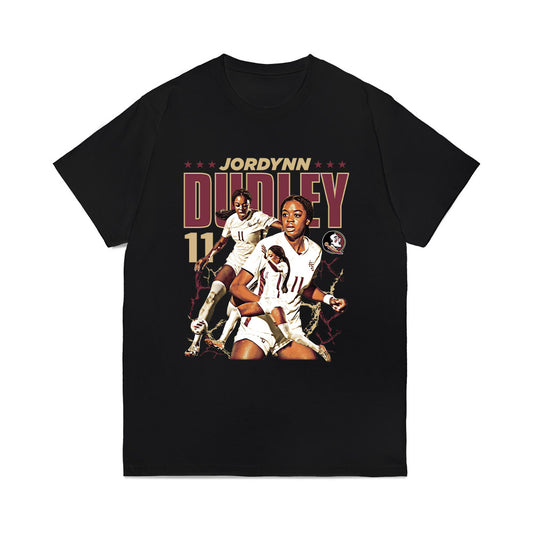 FSU - NCAA Women's Soccer : Jordynn Dudley - Collage Comfort Colors T-Shirt-0