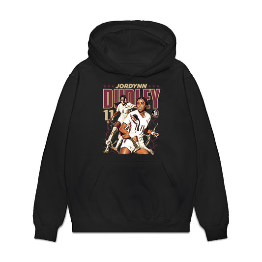 FSU - NCAA Women's Soccer : Jordynn Dudley - Collage Premium Hooded Sweatshirt-0