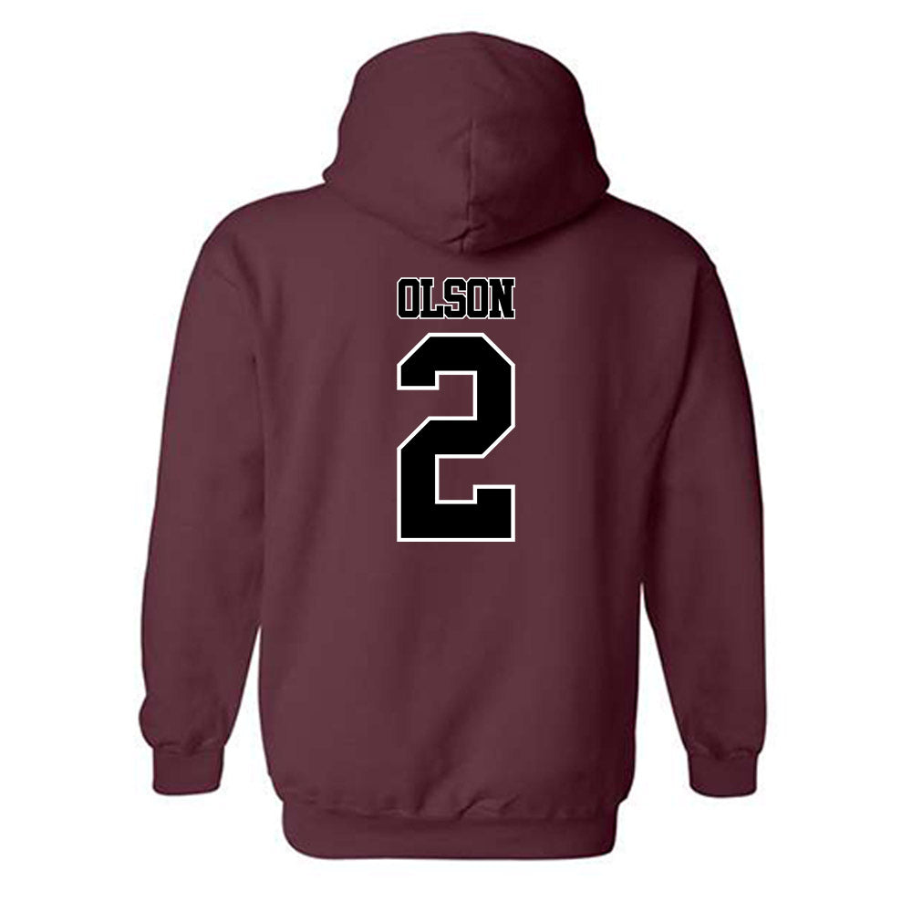 Montana - NCAA Women's Soccer : Grace Olson - Classic Shersey Hooded Sweatshirt-1