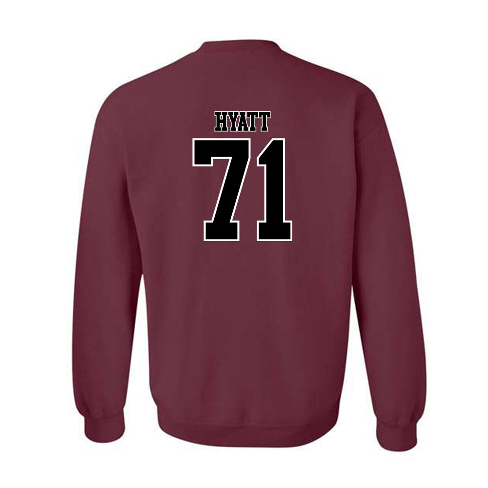 Montana - NCAA Football : Quinlan Hyatt - Classic Shersey Crewneck Sweatshirt-1