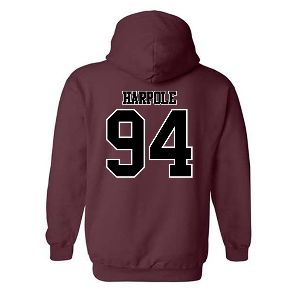 Montana - NCAA Football : Cole Harpole - Classic Shersey Hooded Sweatshirt-1