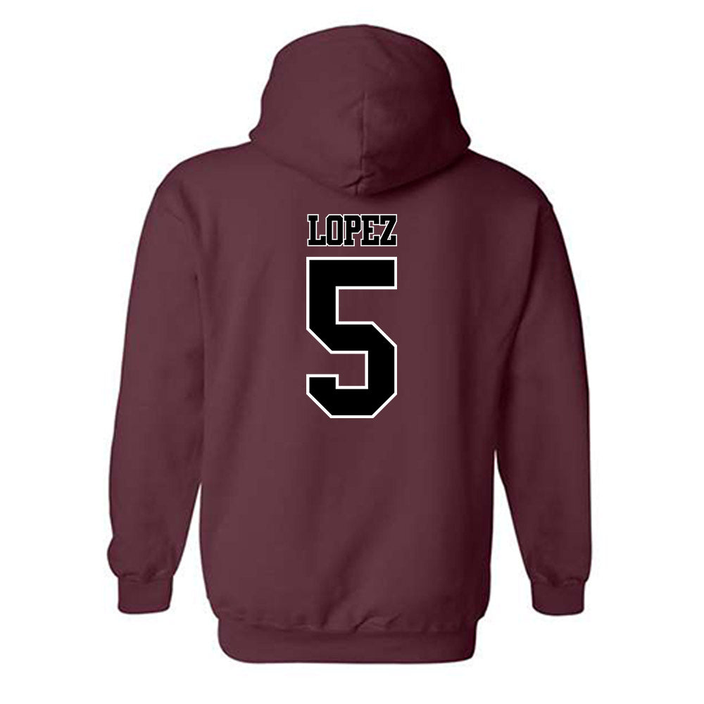 Montana - NCAA Softball : Grace Lopez - Classic Shersey Hooded Sweatshirt-1