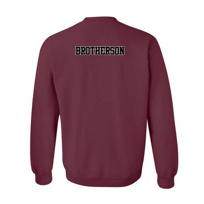 Montana - NCAA Men's Track & Field : Easton Brotherson - Classic Shersey Crewneck Sweatshirt-1