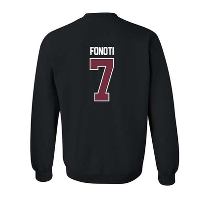 Montana - NCAA Football : Va'aimalae Fonoti - Classic Shersey Crewneck Sweatshirt-1